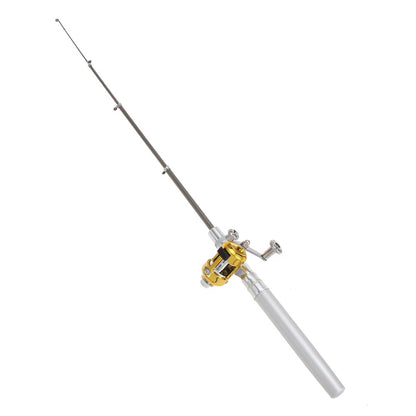 Vara de Pesca e Carretilha, Kit Completo de Pesca de Bolso, Kit de Vara de Pesca e Carretilha de Spinning, Ferramenta de Pesca