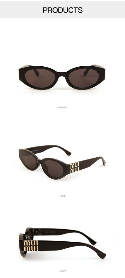 2025 Glamour Fashion Women Sunglasses Luxury Oval Designer Men Glasses Trend Classic Brand Unisex Shades UV400