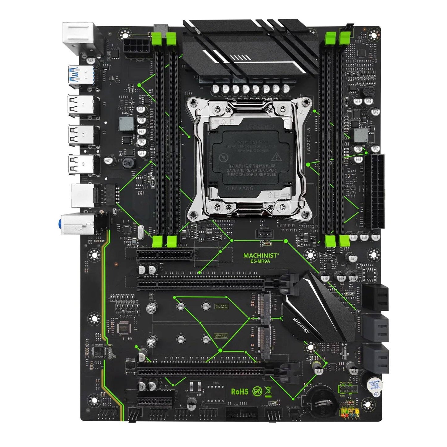 MACHINIST E5 MR9A V1.0 X99 Motherboard Support LGA 2011-3 Xeon E5 V3 V4 CPU Processor DDR4 RAM Memory ATX NVME M.2 USB3.0