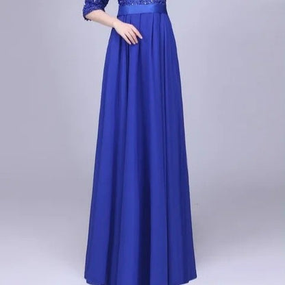 Plus Size Elegant Plus Size Women's Long Dress For Dancing And Commuting Stylish Square Dance Skirt With Wide Hemline For Soc...