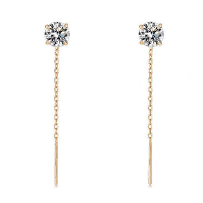 Brincos Pendentes de Moissanite de Dez Quilates para Mulheres, Joia Elegante com Corte Hexagonal, Presente de Luxo para Aniversário e Festas