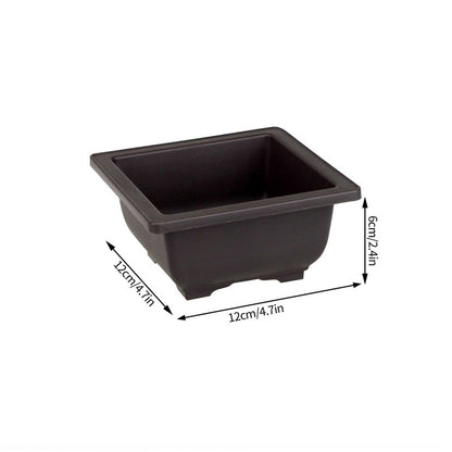 Vasos de Flores Retangulares de Argila Roxa Imitando Vasos para Plantas de Jardim ao Ar Livre Paisagismo Bonsai macetas para plantas