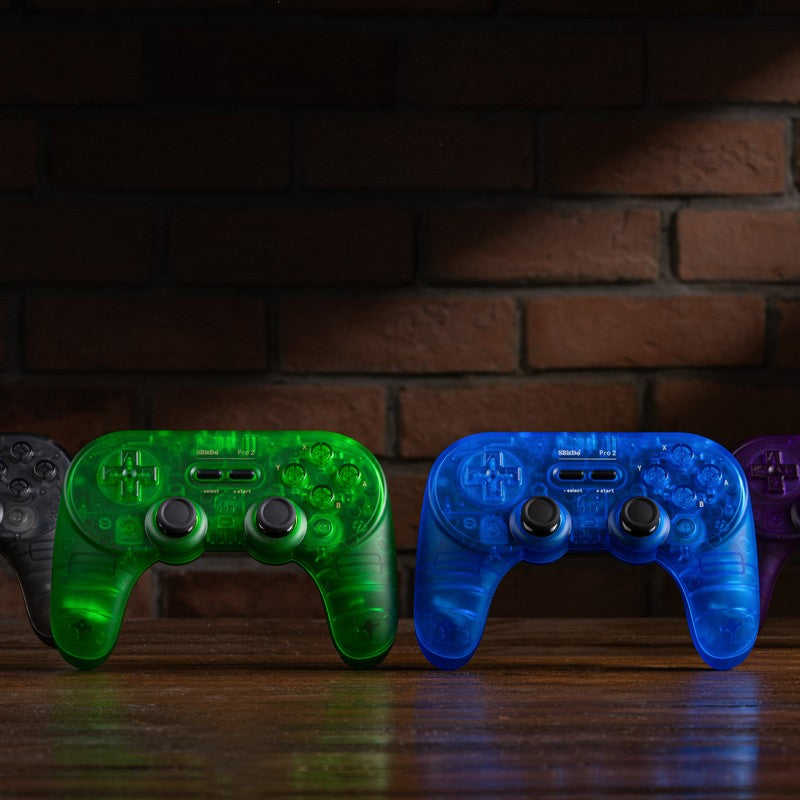 8BitDo Pro 2 Bluetooth Controller Gamepad Handle with Hall Effect for Nintendo Switch 2, PC, MacOS, Android, Steam, Raspberry Pi