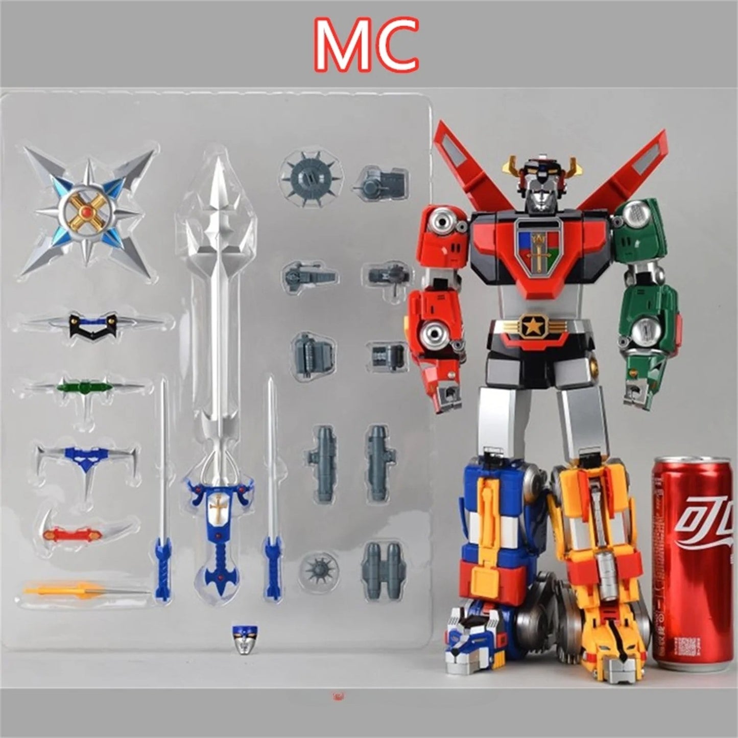 ?IN STOCK?Transformation MC Muscle Bear Beast Lion King Golion Alloy Metal Voltron Defender Action Figure