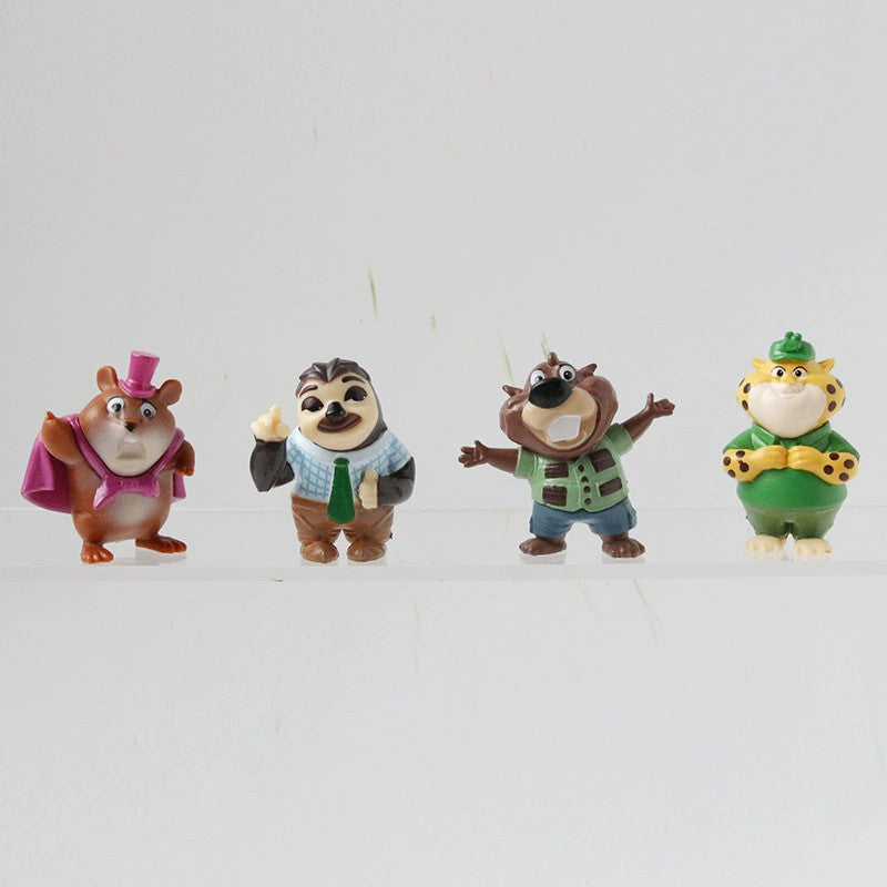 12 unidades/conjunto Zootopia 2 Boneco de Ação de Brinquedo Judy Rabbit Nick Fox Série Anime Estatueta Presentes de Natal para Fãs