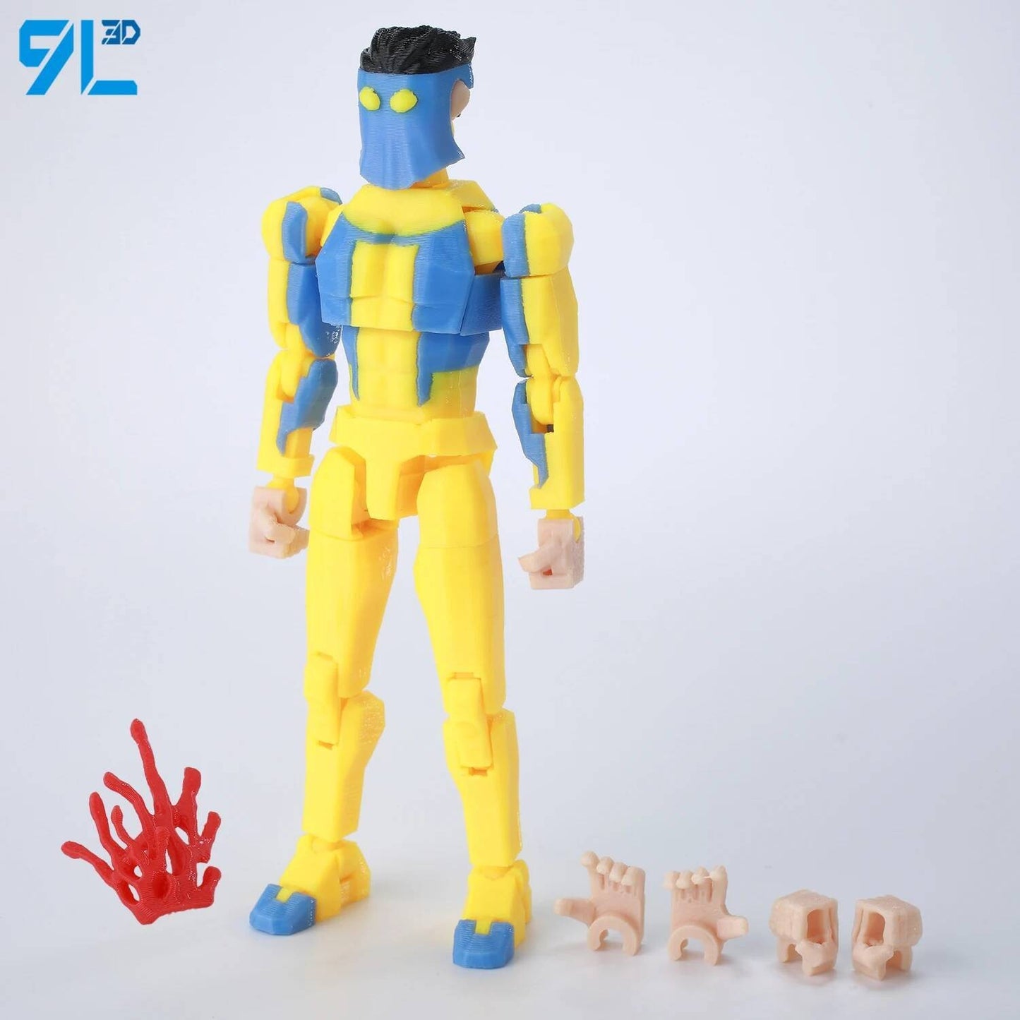 9L3D Superman Menino Invencível Batman Boneco Articulado LUCKY13 Multiarticulado Poseable T13 Titan13 Herói Modelo Dummy13 Brinquedos Colecionáveis
