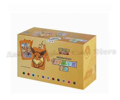 Simplified Chinese Version Genuine PTCG Pokémon Card Display Set Gift Box Second Round Collectible Card Game
