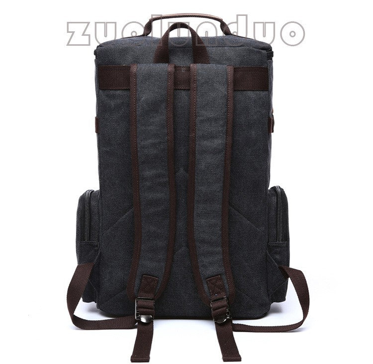 Mochila Masculina Vintage Lona Mochila Escolar Masculina Bolsas de Viagem Mochila de Grande Capacidade Mochila para Laptop Bolsa de Alta Qualidade
