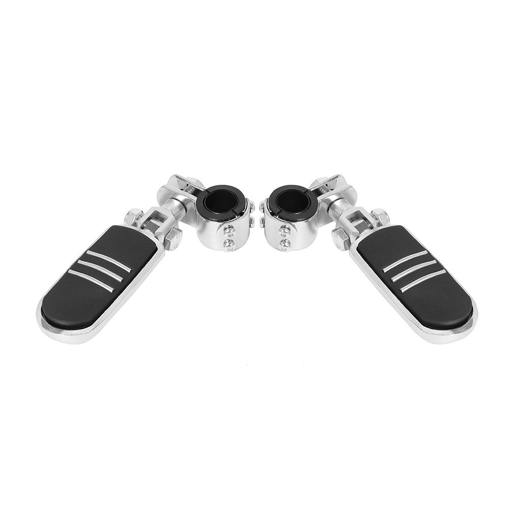 1 1/4" 32mm Motorcycle Foot Rest Highway Engine Guard Foot Pegs Mount Footrest For Harley Touring Honda Kawasaki Suzuki Yamaha