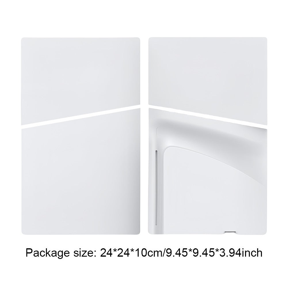 ABS Hard Case Face Plate Console Cover Anti-Scratch Faceplate Case Cover Protective Shell Case for PS5 Slim Disc Edition Console
