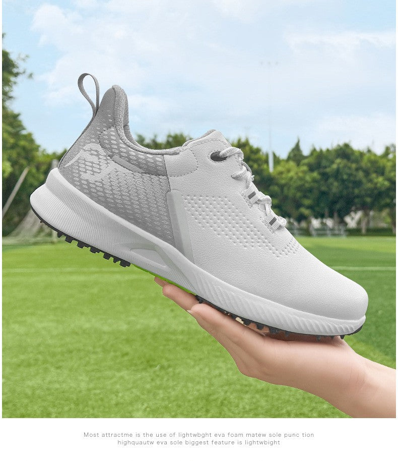 New Golf Shoes Men's Golf Shoes Casual Sneakers Anti-slip Outdoor Training Fitness Breathable Damping Wear-resistant Anti-odor
