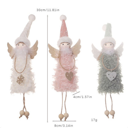 New Year 2024 Christmas Angel Dolls Xmas Tree Pendant Ornaments Navidad 2022 Christmas Decoration for Home Natal Gifts Noel Deco