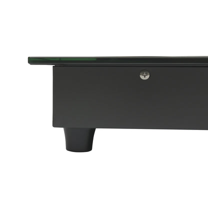 Fogão de Indução Elétrico Duplo, 110V 1200W Portátil Digital de Bancada com Queimadores Duplos