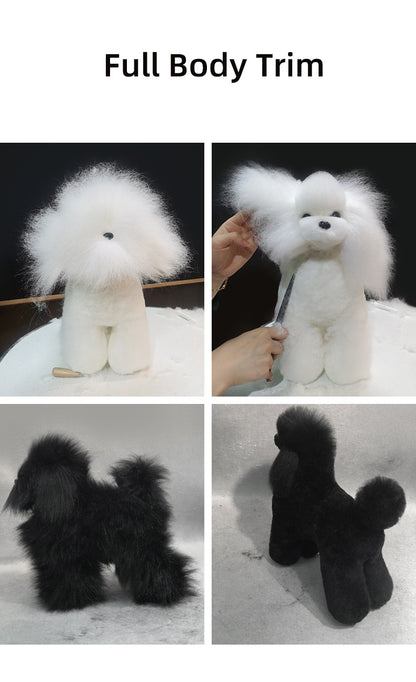 Modelo profissional de cachorro para prática de tosa, esqueleto padrão de cachorro, modelo de simulador de tosa para pets