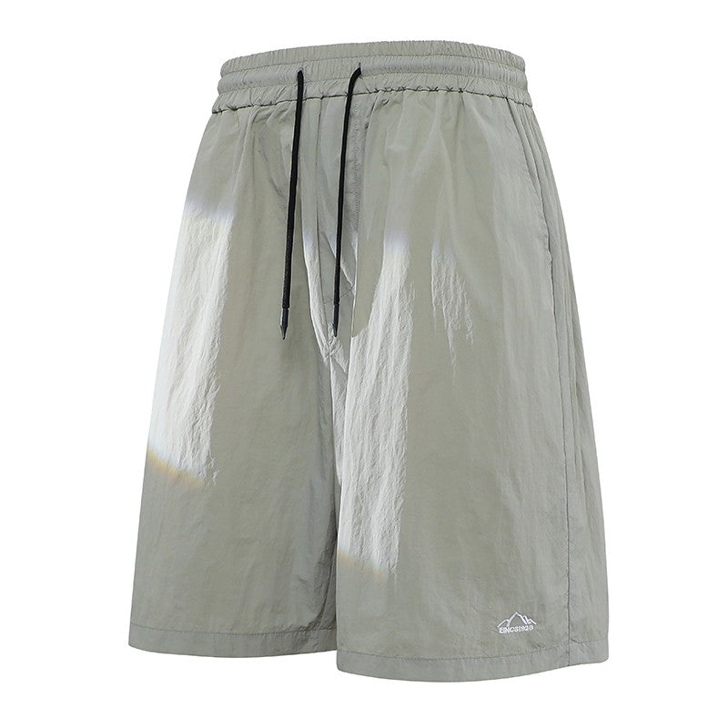 Men's Summer Embroidery Shorts Fashion Shorts Jogging Breathable Short Pants Male Shorts Casual Pants Simple Baggy Sports Shorts