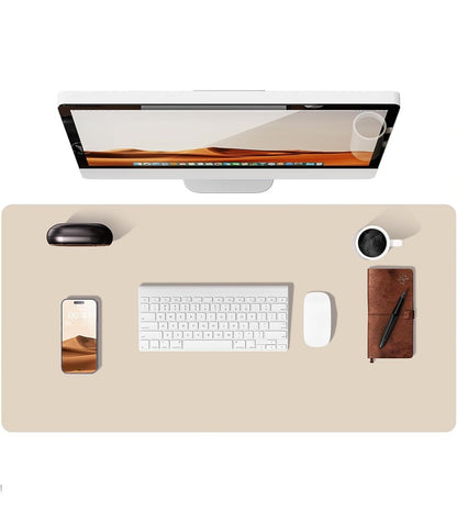 Leather Desk Mat | Computer Mat for Desk| Large Mouse Pad and Keyboard Mat | Desk Protector for Office