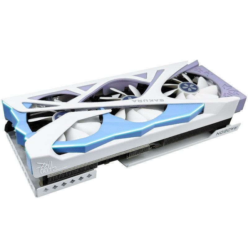 ?Placa de Vídeo Yeston AMD Radeon RX 6800 XT 16GB GDDR6 XTream Edition (Sakura Bride Limited) - GPU de Alto Desempenho para Jogos
