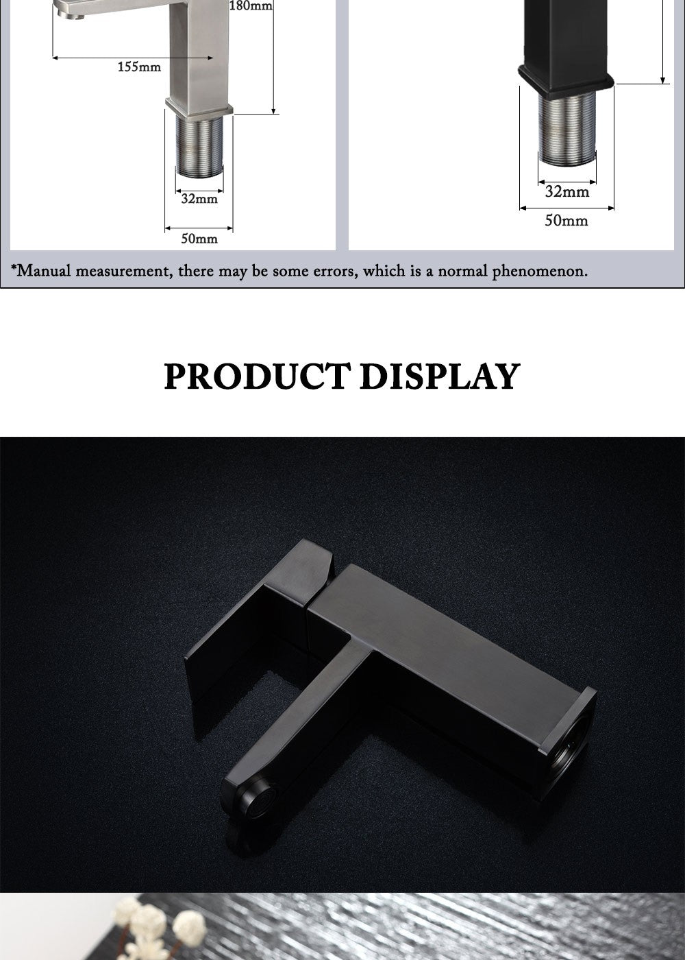 Bathroom Faucets Hot and Cold Mixer Faucets Vanity Bathroom Kitchen Deck Mounted Bathroom Sink Faucets?hose not include?