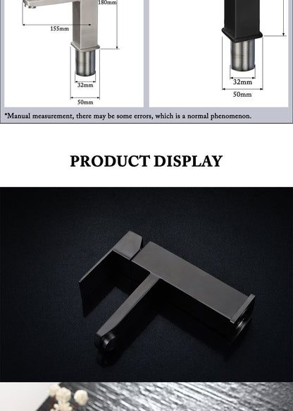 Bathroom Faucets Hot and Cold Mixer Faucets Vanity Bathroom Kitchen Deck Mounted Bathroom Sink Faucets?hose not include?