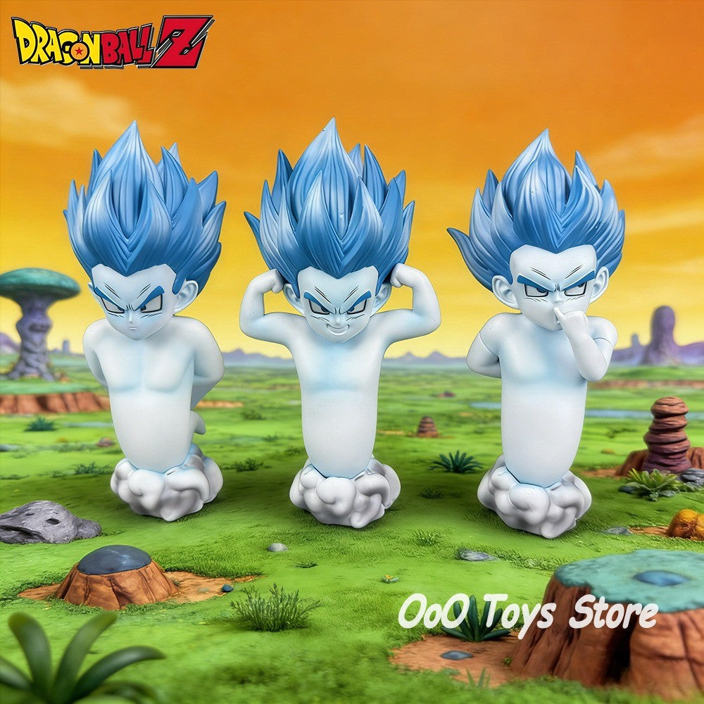 14,5cm/5,71in Boneco de Anime Dragon Ball Z Gotenks Fantasma Action Figures Pvc Estátua Notilucente Coleção Modelo Brinquedos Presentes