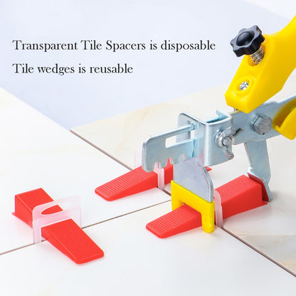 100 Peças de Niveladores de Cerâmica Espaçadores Clipe Kit para Assentamento de Revestimento de Chão e Parede Ferramentas de Construção