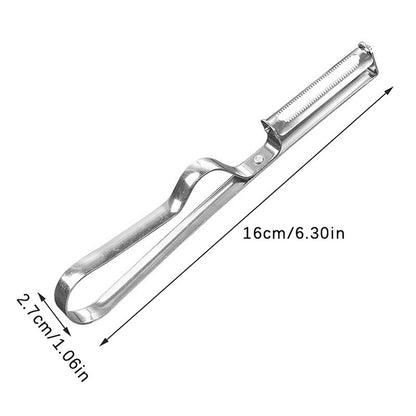 Stainless Steel Vegetable Fruit Peeler Multi-function Potato Carrot Peeling Knife Kitchen Gadgets Thickened Handle Easy To Clean