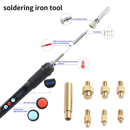Heat Set Insert Press Tool Stealth Press Kit Soldering Iron Tip Thread Insert Nut Embedded Kit M2 M3 M6 M8 For 3D Printing Parts