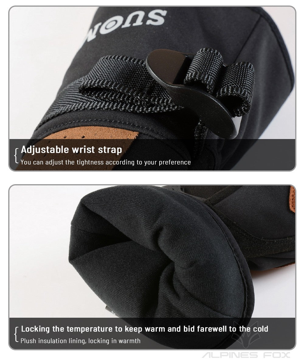 Luvas de Motocicleta Impermeáveis e Corta-Vento Guantes Moto Luvas de Pilotagem de Motocicleta Tela Sensível ao Toque Luvas de Motocross de Inverno