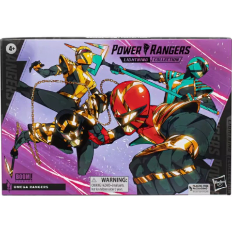 Boneco Colecionável Hasbro Power Rangers Lightning Collection Omega Rangers Anime