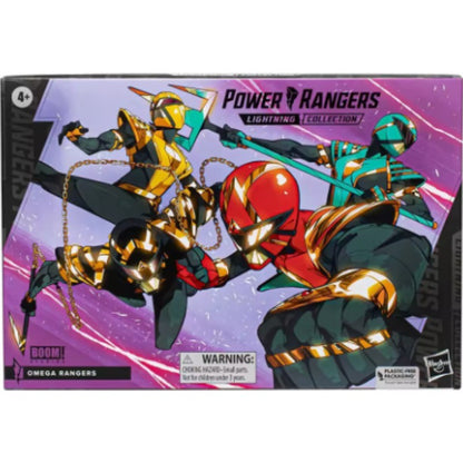 Boneco Colecionável Hasbro Power Rangers Lightning Collection Omega Rangers Anime