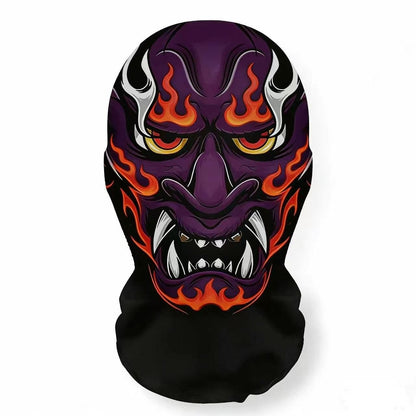 1-Piece 3D Horror Skull Breathable Sun-Proof Headgear Mask, Washable, Prank & Gag Mask
