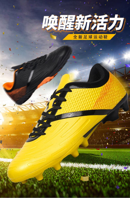 Training Men Soccer Shoes Society Cleats Professional Football Shoes Indoor Non-Slip Football Field Boots Low Cut Sneaker Unisex