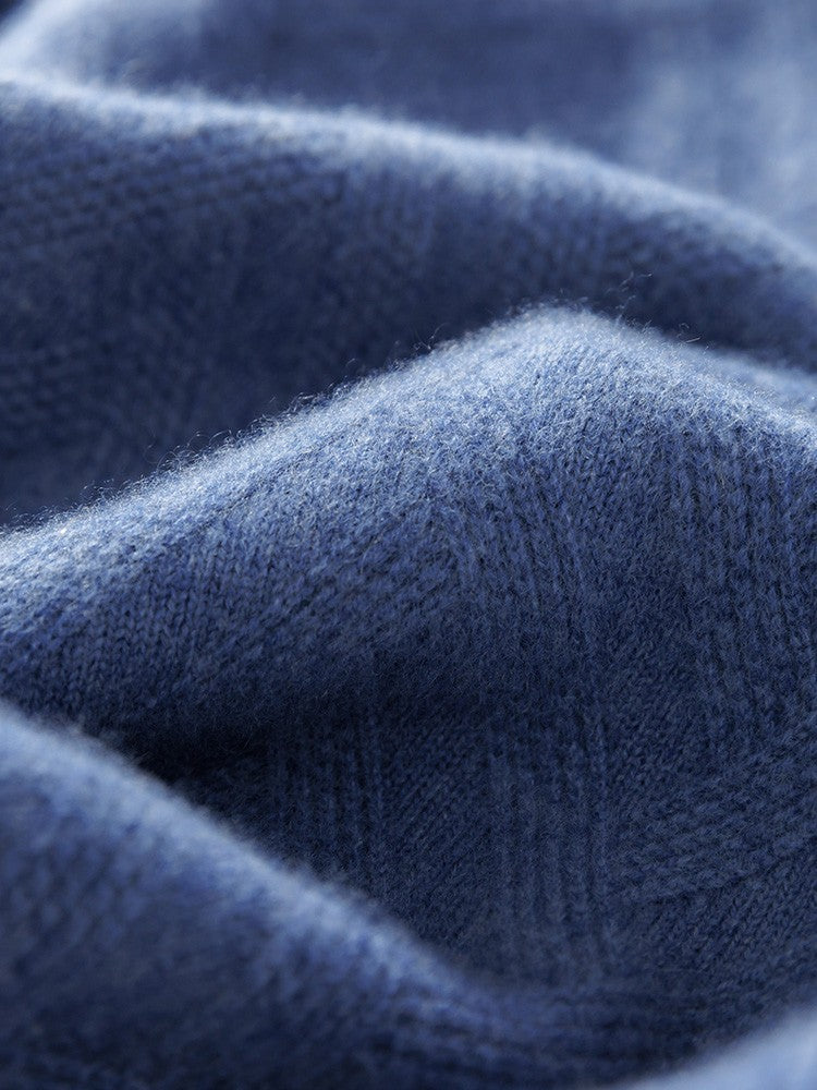 Men's Cashmere Sweater Autumn Winter  O-neck Long Sleeve Pullover  Casual Clothing 100% Merino Wool high-end Knitwear Top