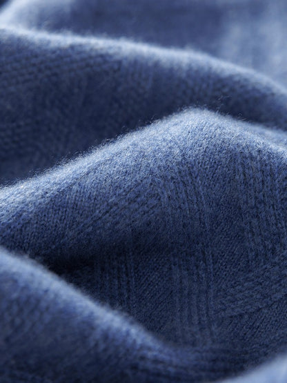 Men's Cashmere Sweater Autumn Winter  O-neck Long Sleeve Pullover  Casual Clothing 100% Merino Wool high-end Knitwear Top