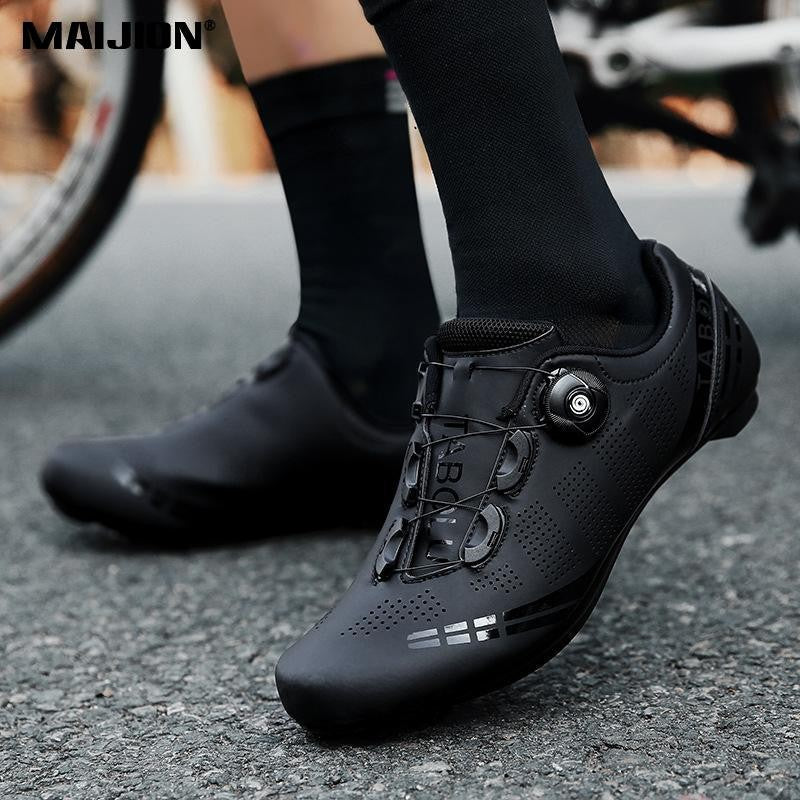 Mountain Riding Shoes Moped Road Lock Shoes Sports Racing Bikes High Endurance Locking Shoes Road Speed Riding Sneakers