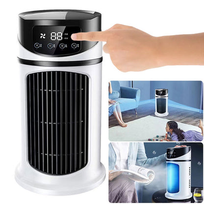 Fan 6-Hour Timer Evaporative Air Cooler with Humidifier Air Cooling Fan for Home Office Bedroom Use