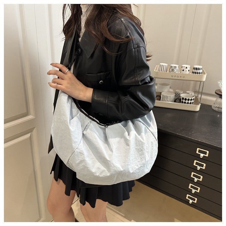 Large Capacity Simple Shoulder Bags Comfortable and Versatile Texture Crossbody Bags for Women Men Fashion Casual Storage Bags