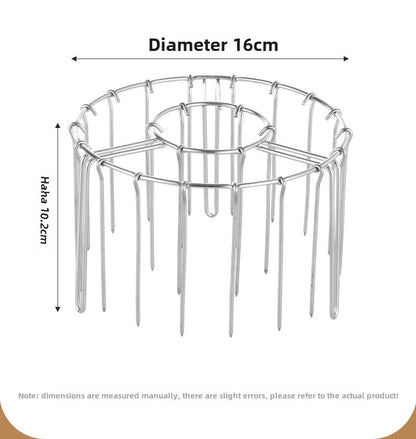 12/24/48 Skewers  Air Fryer Stainless Steel Grill Vertical Skewer Hanging Oven Kebab Rack Kebab Holder Kitchen Gadgets Grill