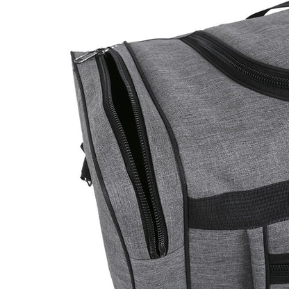 Large Capacity Folding Duffle Bag Travel Clothes Storage Bags Zipper Oxford Weekend Bag Thin Portable Moving Luggage Hand Bag
