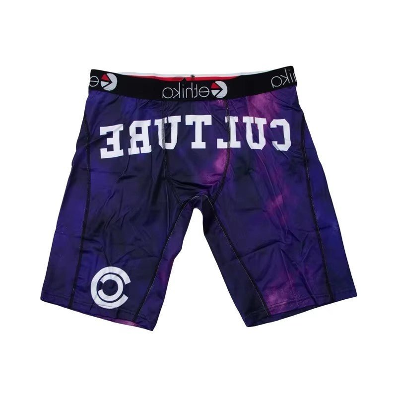 ETHIKA Men Underwear Breathable Sexy Men's Panties Lingerie Underpants Male Man Boxers Fashion Print Mens Boxer Briefs Trunks