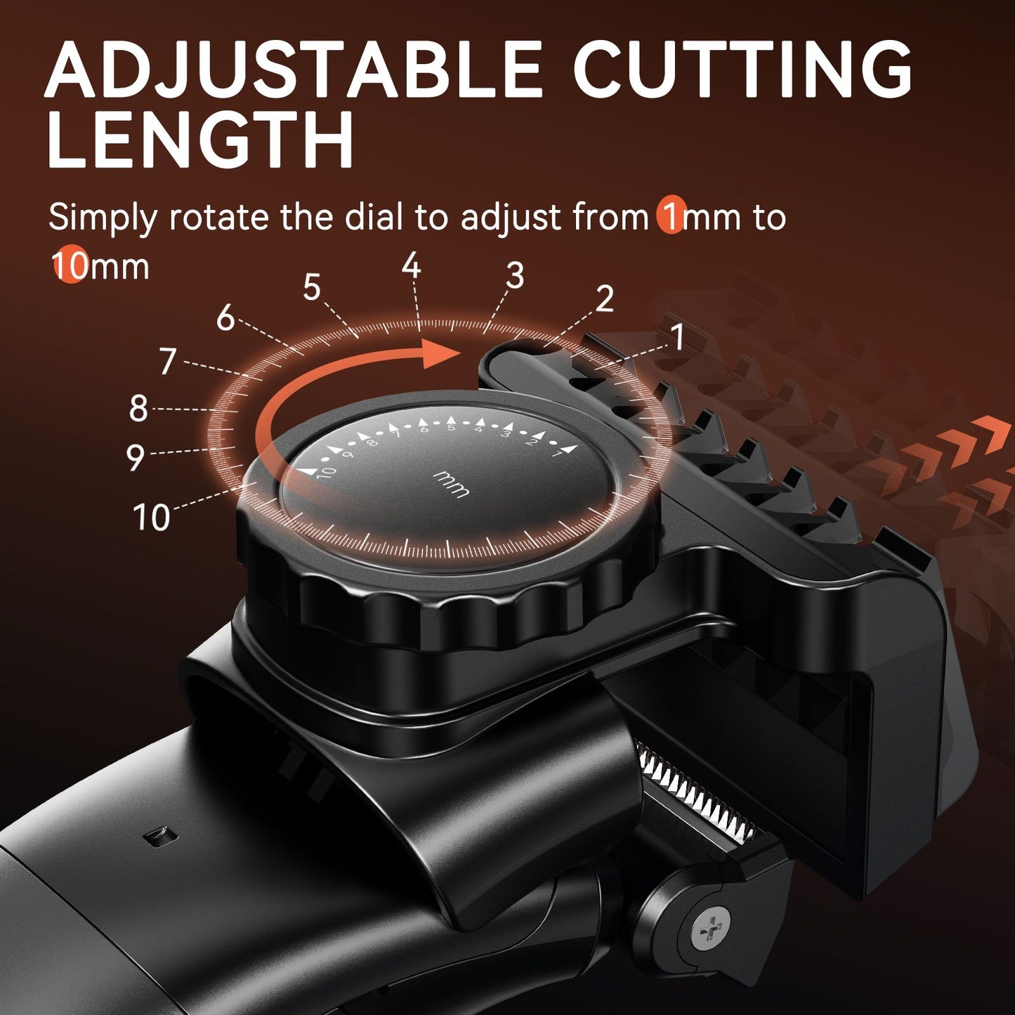 MAXGROOM 3 in 1 Men Bidirectional Body Hair Trimmer Electric Shaver IPX6 Waterproof Double-edged Razor Whole Body Hair Trimmer