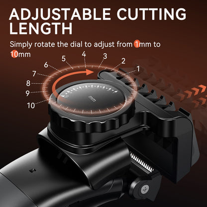 MAXGROOM 3 in 1 Men Bidirectional Body Hair Trimmer Electric Shaver IPX6 Waterproof Double-edged Razor Whole Body Hair Trimmer