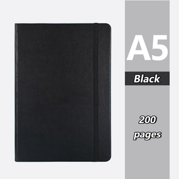 Popular A5 bound notebook, 200 pages, school supplies, agenda, suitable for offices, universities, couples, is the best gift