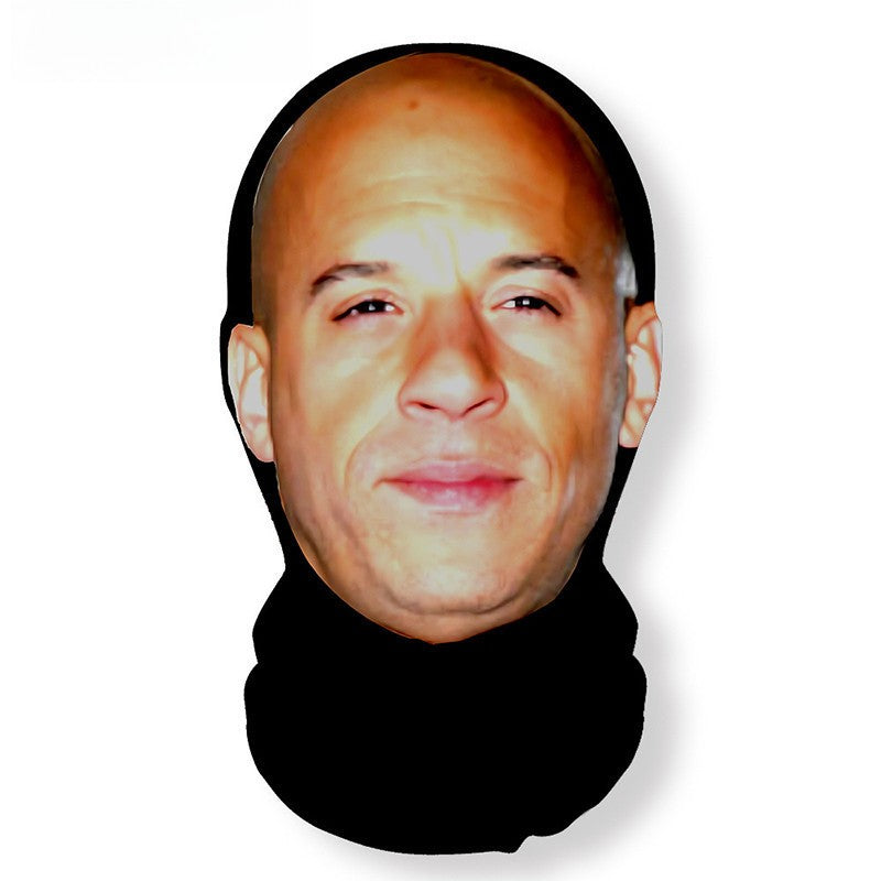 3D Printed Mask Elastic Mesh Full Face Mask for Men Women Cosplay Headwear Novelty Supplies Tricky Hood Party Cosplay Props
