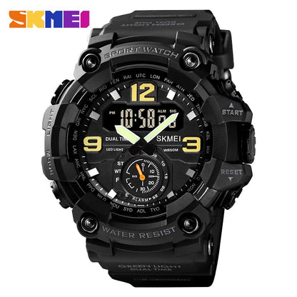 SKMEI 1637 Military Digital Watch for Men Camouflage Waterproof Wristwatch Mens Shockproof Sport Quartz Clock 1384 Montre Homme