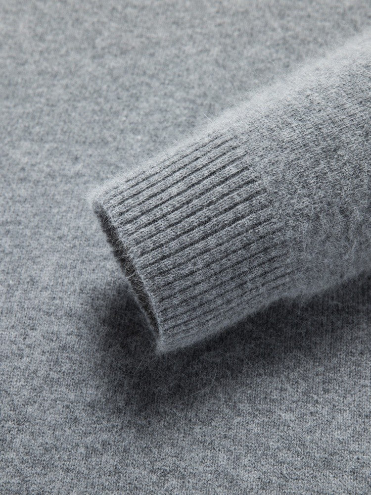 Hot Sales Winter New Men's High Collar Pullover Knitted Sweater Original Design Letter Print Warm Business Versatile Men'swear