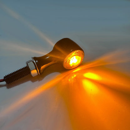 Luz de Seta LED 3 em 1 Café Racer Indicador Lanterna Freio Pisca para Harley Bobber Chopper Dyna Luzes de Moto
