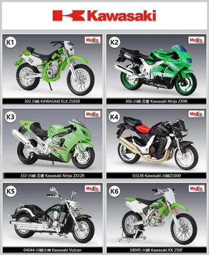 Maisto 1:18 Kawasaki Ninja Zx-10r Zx 10r Modelo de Moto Modelo em Liga