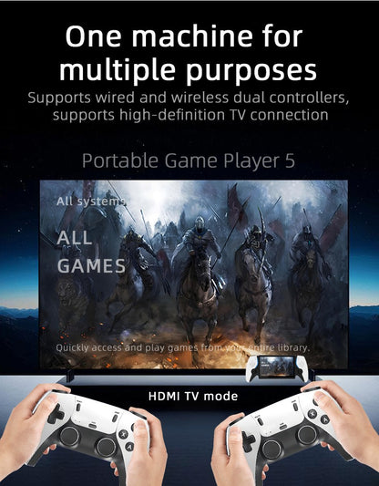 HC8000 Handheld Game Console Multiple Games 30+ Emulators 7.0 Inch Screen Portable Gaming Player Children's Toys Game Console