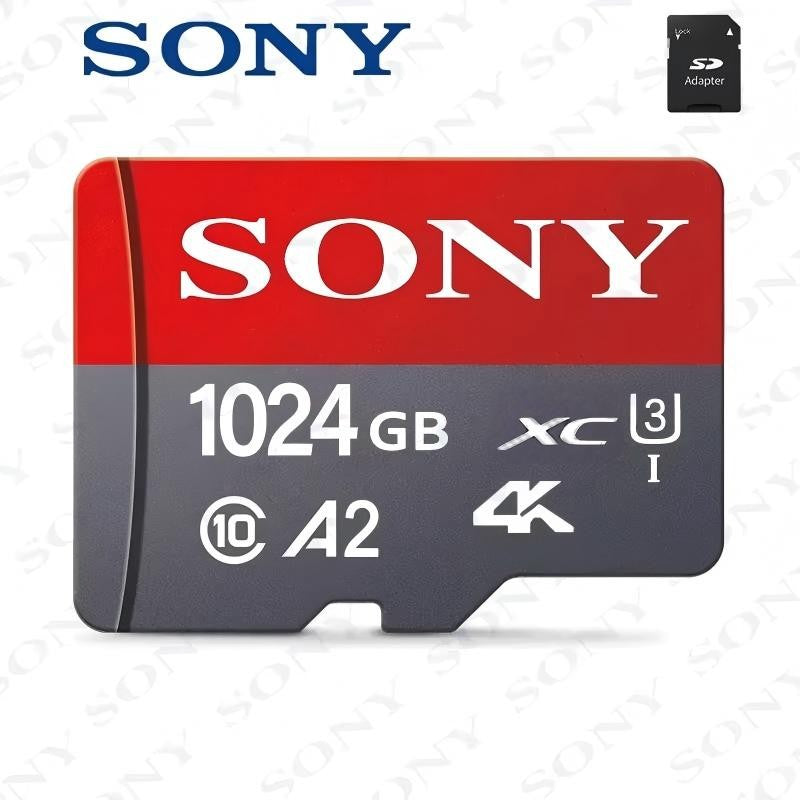 Cartões de Memória Sony 1TB 512GB Alta Velocidade Minisd 512GB 256GB 128GB Classe 10 Mini Cartão SD Cartão de Memória TF Card para Smartphone